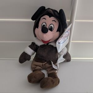Disney Store Aviator Pilot Mickey Vintage Plush